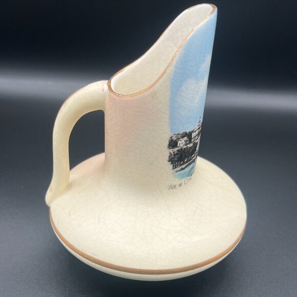 Vintage 1940s Vue De L’Eau (Bay View) Small Decorative Pitcher - Picture 4 of 9